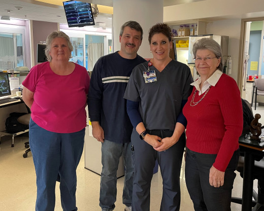 Shelly Henson, RN with Family Members