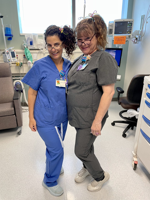 Twinning on Throwback Thursday. Deena Cole CA & Lillian Donner CA