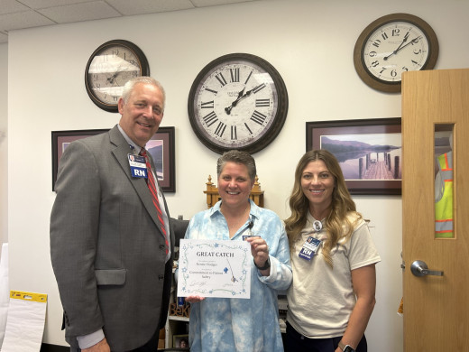 Pictured: Carl Cline, Kristie Hodges, and Mary Tershak