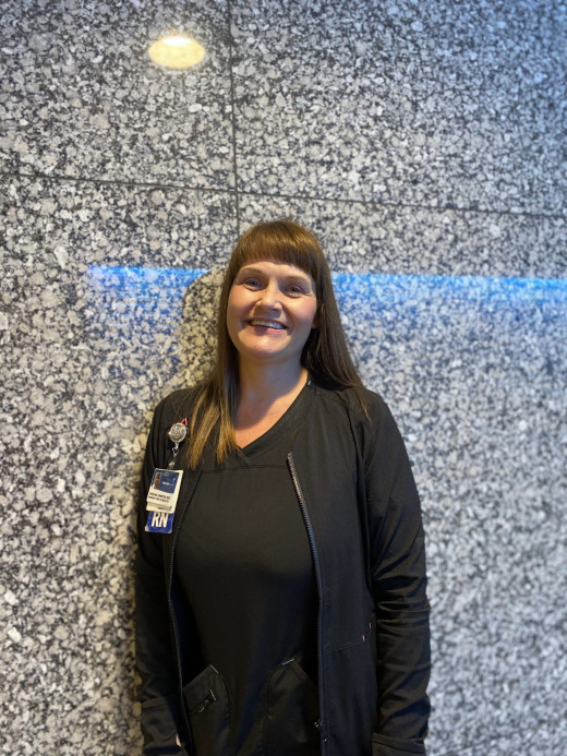 Christina Johnston at Roanoke Memorial Hospital 