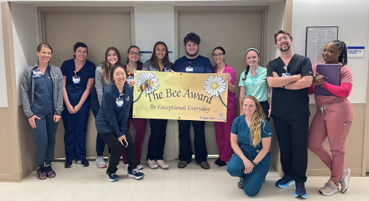 Zane Doss with 10 MTN ICU Team