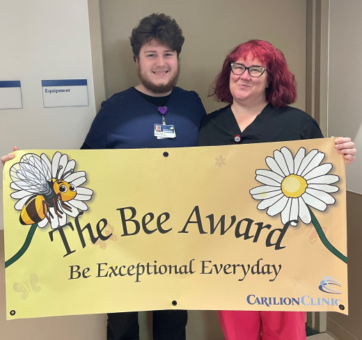 Zane Doss with Mom, Jennifer Barringer, LPN - Resource Pool
