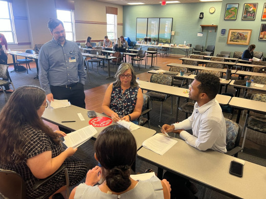 Consent Training Table with Research Coordinators