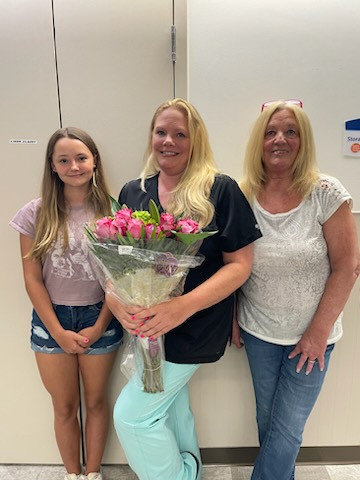 Amber Janney with Family Members