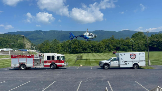 Elliston Volunteer Fire and Montgomery County EMS