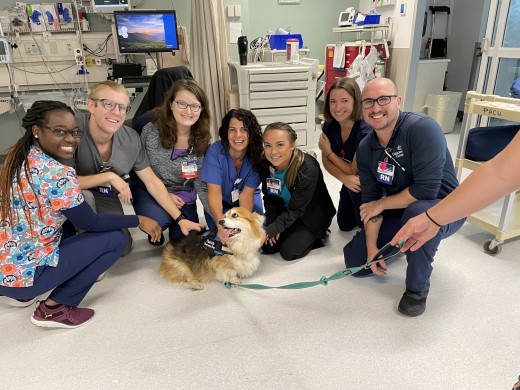 PACU Staff with Patrick 