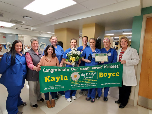 Kayla Boyce, RN - CFMH's New Daisy Winner!