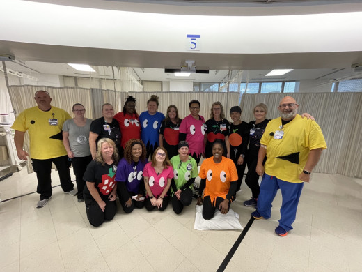 4th Floor PreOp  PAC-MAN Team Angela Manning, Bud Redden, Bill Winkler, Cojie Caducoy, Dawn Thorne, Deloris McGuire, Georgia Boyd, Jamie Sizemore, Jennifer Kemmerer, Kimberley Weddle, Lasha Forney, Melissa Crawford, Natalie Harvell, Nikki Price, Rhonda Trotter, Teresa Parson, Tia Claytor, & Tina Ryder