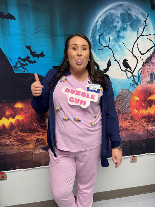 Ashley Wickham PACU RN - Bubble Gum 