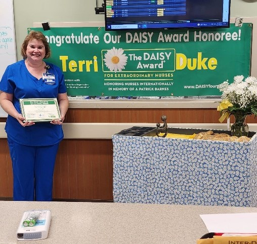 Terri Duke, RN Wins Daisy Award for CFMH