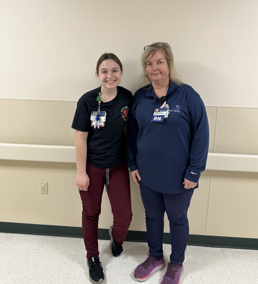 Chloe Cline, Tracy Higgins, RN - CRBH ED Director