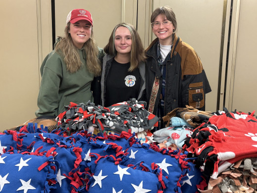 Radford University Volunteers helping us recognize our veterans