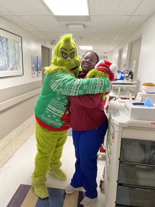 The Grinch & Tia Claytor 