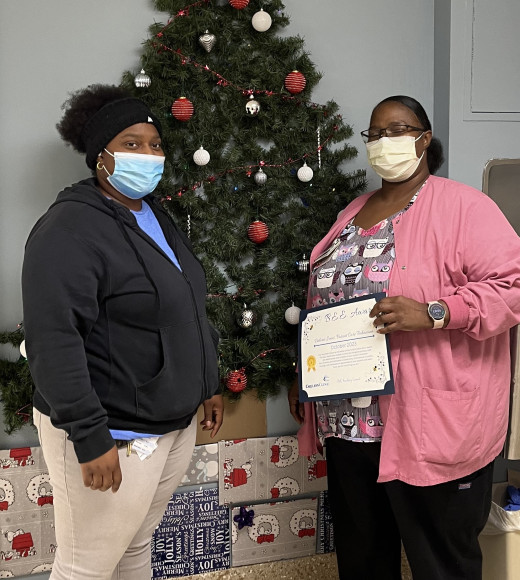 Delores Jones with her daughter