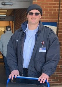 Ryan Brandt, Guest Services parking attendant at Carilion Cancer Center