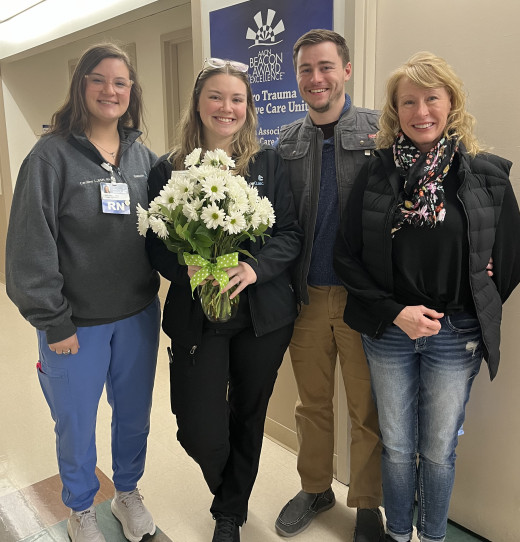 Samantha Williams with Family and Friend