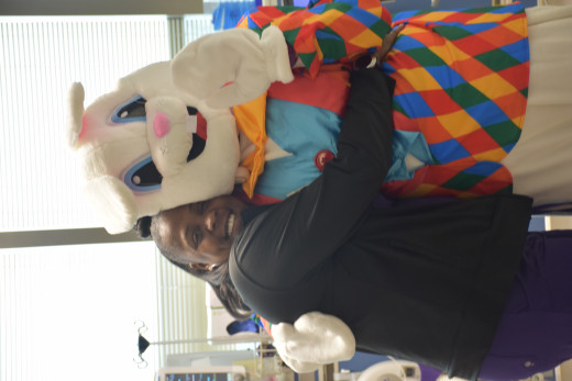 Easter Bunny Visits PreOp, PACU, & ASU