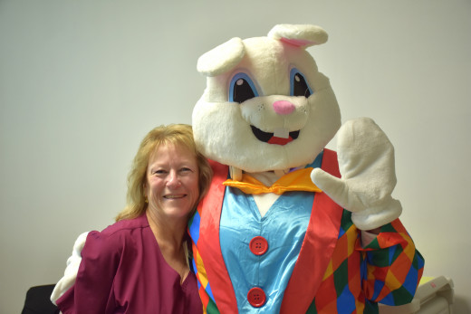 Easter Bunny Visits PreOp, PACU, & ASU