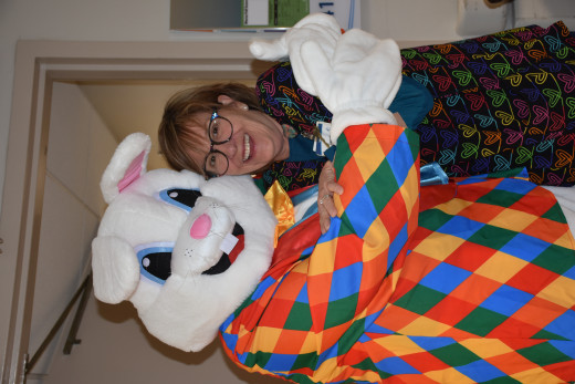 Easter Bunny Visits PreOp, PACU, & ASU