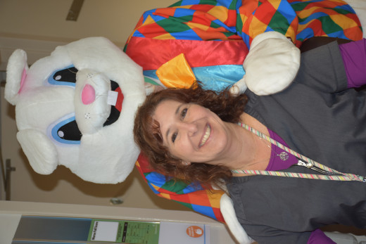 Easter Bunny Visits PreOp, PACU, & ASU