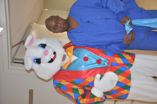 Easter Bunny Visits PreOp, PACU, & ASU