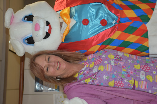 Easter Bunny Visits PreOp, PACU, & ASU