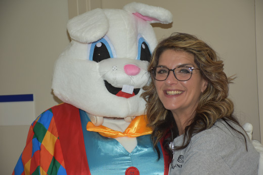 Easter Bunny Visits PreOp, PACU, & ASU