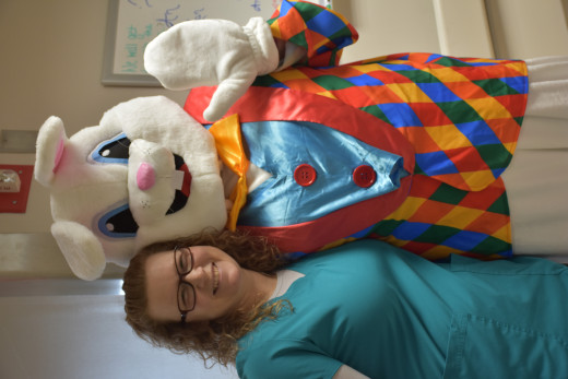 Easter Bunny Visits PreOp, PACU, & ASU