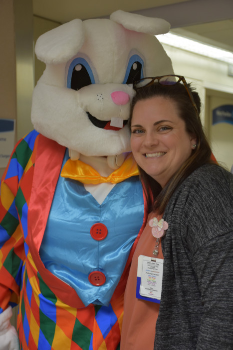 Easter Bunny Visits PreOp, PACU, & ASU