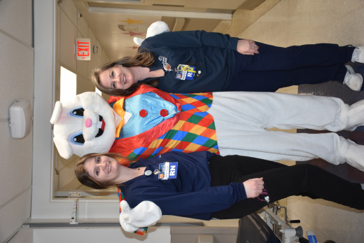 Easter Bunny Visits PreOp, PACU, & ASU