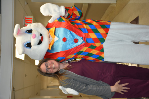 Easter Bunny Visits PreOp, PACU, & ASU