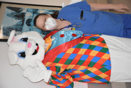 Easter Bunny Visits PreOp, PACU, & ASU
