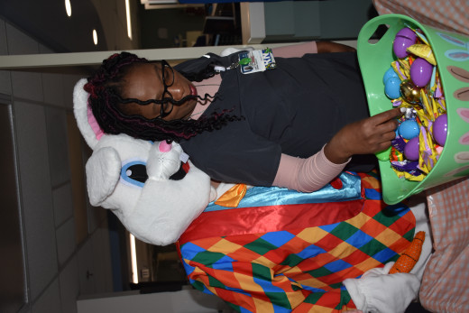 Easter Bunny Visits PreOp, PACU, & ASU