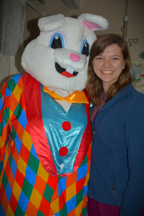 Easter Bunny Visits PreOp, PACU, & ASU