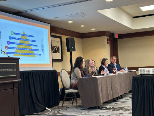 Rachel Burks presents at Virginia Food is Medicine Summit panel