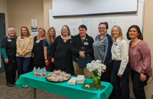 Jen with her team and other members of the ARC.