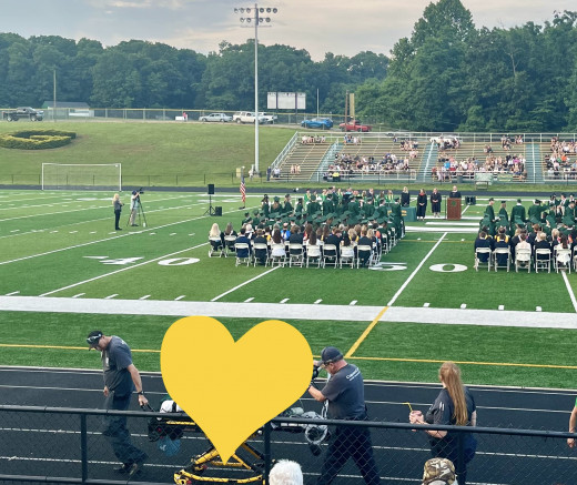CCPT accompanying a patient to the Glenvar High School graduation ceremony 5/22/24