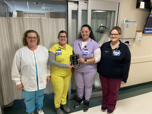 Deneen Davis (Unit Director), Kelly Schulke (CTL), Whitney Morrison, and Mary Koonce (Ops Manager)