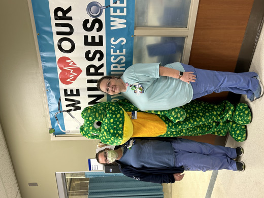 Franklin visits the CFMH ED.