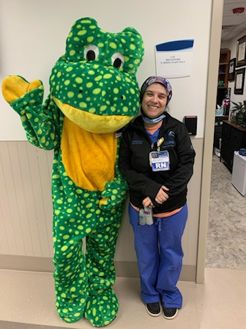 Franklin visits the OR.