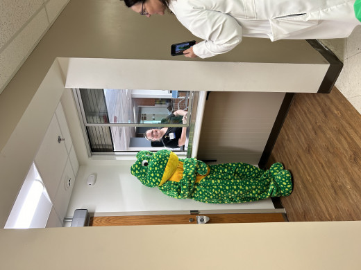 Franklin visits the CFMH Pharmacy