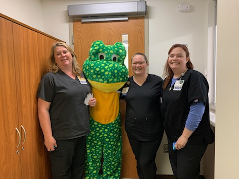 Franklin visits the pharmacy
