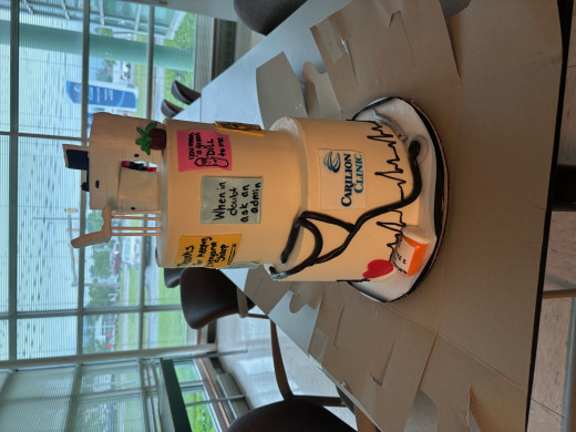 Awesome cake to recognize our AWESOME staff this week!