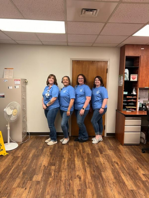 Amber Lowe, MOT, Kiera Hatcher, HAA, Trish Richardson, HAA, Lacy Worcester, HAA(left to right)