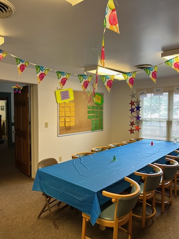 Fun and Festive Breakroom
