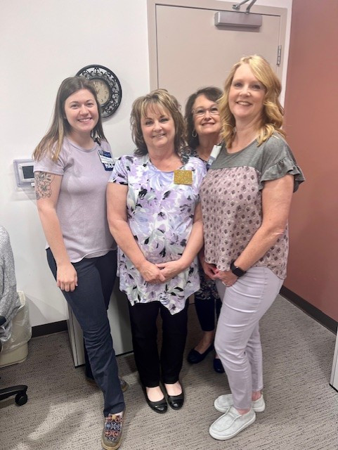 Left-Right: Cassie Campbell HAA, Barbara Spence HAA, Sheree Shupe HAA, Kelly Hawkins HAA 
