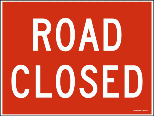 "Road Closed"