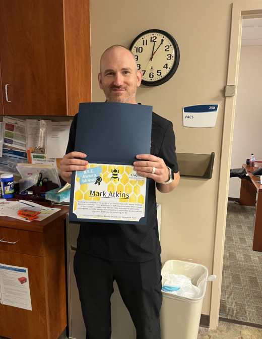 Mark Atkins Bee Award Pic
