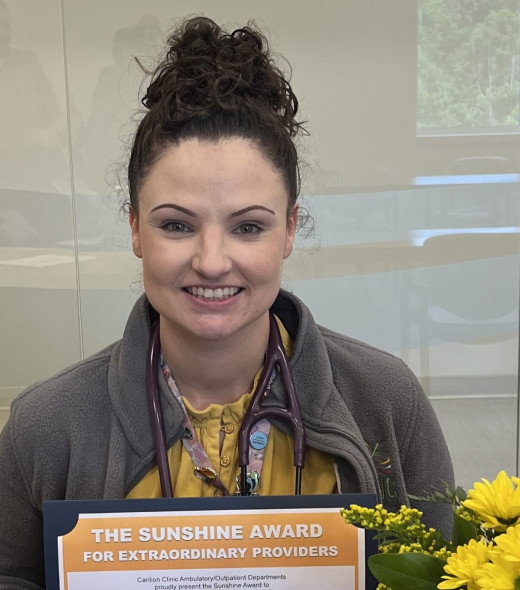 Macon Hogan, Sunshine Award winner!