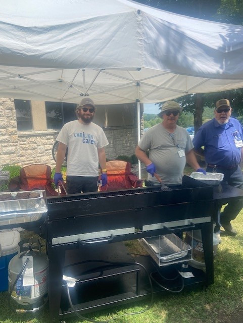 The grills are hot